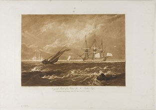 The Leader Sea Piece, plate 20 from Liber Studiorum, published March 29, 1809, Joseph Mallord