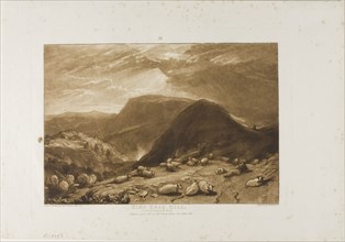Hind Head Hill, plate 25 from Liber Studiorum, published January 1, 1811, Joseph Mallord William