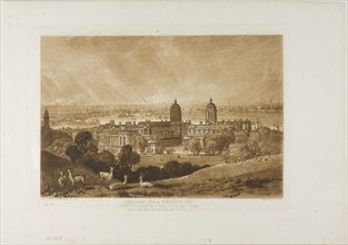 London from Greenwich, plate 26 from Liber Studiorum, published January 1, 1811, Joseph Mallord