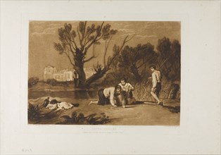 Young Anglers, plate 32 from Liber Studiorum, published June 1, 1811, Joseph Mallord William Turner