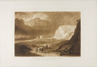 Martello Towers near Bexhill, Sussex, published June 1811, Joseph Mallord William Turner (English,