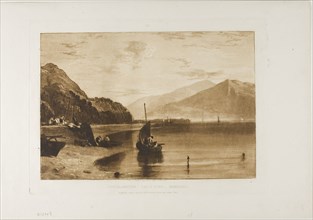 Inverary Pier Loch Fyne, Morning, published June 1, 1811, Joseph Mallord William Turner, English,