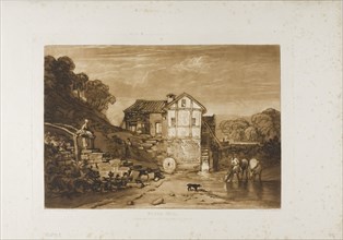 Water Mill, plate 37 from Liber Studiorum, published February 1, 1812, Joseph Mallord William