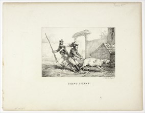Hold Fast, 1813–39, Horace Vernet (French, 1789-1863), printed by Francois Seraphin Delpech