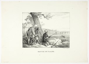 Easily Beaten, 1813–39, Horace Vernet (French, 1789-1863), printed by Francois Seraphin Delpech