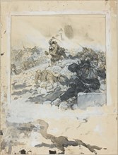 Scene from the Suppression of the Paris Commune in May, 1871, c. 1871, Daniel Urrabieta Vierge,