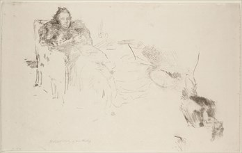 Portrait Study: Mrs. Philip, No. 4 [Studies of the Philips], 1897, James McNeill Whistler,