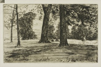 Greenwich Park, 1859, James McNeill Whistler, American, 1834-1903, United States, Etching and