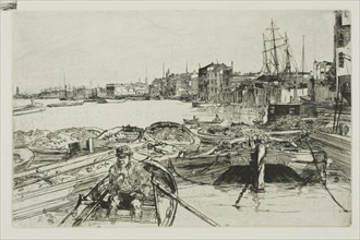 The Pool, 1859, James McNeill Whistler, American, 1834-1903, United States, Etching and drypoint