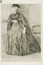Finette, 1859, James McNeill Whistler, American, 1834-1903, United States, Etching and drypoint in