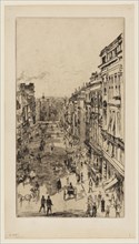 St. James’s Street, 1878, James McNeill Whistler, American, 1834-1903, United States, Etching in