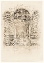 The Doorway, 1879/80, James McNeill Whistler, American, 1834-1903, United States, Etching in black