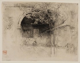 Traghetto, 1879/80, James McNeill Whistler, American, 1834-1903, United States, Etching and