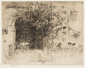 The Traghetto, No. 2, 1880, James McNeill Whistler, American, 1834-1903, United States, Etching and