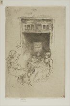 Bead Stringers, 1880, James McNeill Whistler, American, 1834-1903, United States, Etching and