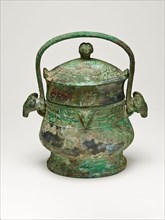 Bucket with Swing Handle, Western Zhou dynasty ( 1046–771 BC ), 1000/950 BCdd, China, Bronze, 30.8