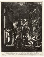 The Mocking of Ceres, 1610, Hendrik Goudt (Dutch, 1583-1648), after Adam Elsheimer (German,