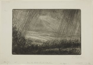 Plain, c. 1885, Alphonse Legros, French, 1837-1911, France, Etching and drypoint on ivory laid