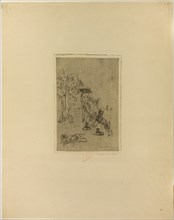 O Nature!, January 1880, Félicien Rops, Belgian, 1833-1898, Belgium, Etching and drypoint on tan