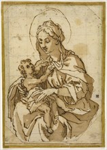 Virgin and Child, c. 1591, Circle of (or after) Francesco Vanni, Italian, 1563-1610, Italy, Pen and