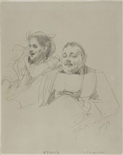 Mr. and Mrs. Raymond Johnson, 1893, Anders Zorn, Swedish, 1860-1920, Sweden, Graphite, with touches