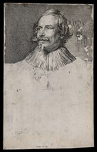 Paul de Vos, 1630/33, Anthony van Dyck, Flemish, 1599-1641, Flanders, Etching in black on ivory
