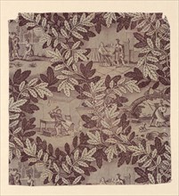 Fables of La Fontaine (Furnishing Fabric), c. 1830, Designed by Alexandre Buquet (French,