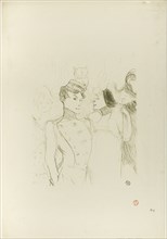 Lender and Lavallière in a Revue at the Variétés, 1895, Henri de Toulouse-Lautrec, French,