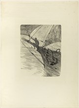 At Sea by Night, from Mélodies de Désiré Dihau, 1895, Henri de Toulouse-Lautrec, French, 1864-1901,