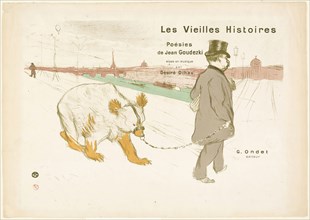 Cover and Frontispiece to Les Vieilles Histoires, 1893, Henri de Toulouse-Lautrec, French,