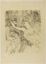 Guy and Mealy, in Paris qui Marche, 1898, Henri de Toulouse-Lautrec, French, 1864-1901, France,