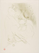 Mademoiselle Lender and Baron, 1893, Henri de Toulouse-Lautrec, French, 1864-1901, France, Color