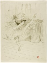 Miss Ida Heath, English Dancer, 1894, Henri de Toulouse-Lautrec, French, 1864-1901, France, Color