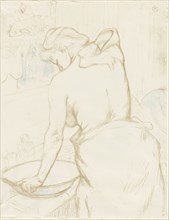 Woman Washing—The Toilet, plate five from Elles, 1896, Henri de Toulouse-Lautrec (French,
