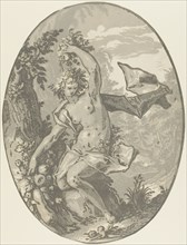 Proserpine, plate five from Demogorgon and the Dieties, c. 1588–90, Hendrick Goltzius, Dutch,