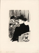 A Spectator, from Le Café-Concert, 1893, Henri de Toulouse-Lautrec (French, 1864-1901), printed by