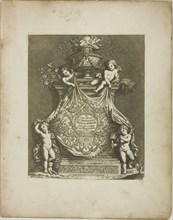 Plate One, from A New Book of Ornaments, 1704, Simon Gribelin II, French, 1661-1733, France,