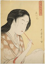 High-Ranked Courtesan, from the series Five Shades of Ink in the Northern Quarter (Hokkoku