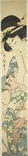 Mother Nursing Child, c. 1806/31, Kitagawa Utamaro II, Japanese, died 1831 (?), Japan, Color