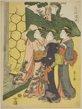 Kiyomizu, from the series Seven Komachi (Nana Komachi), c. 1791/92, Chobunsai Eishi, Japanese,