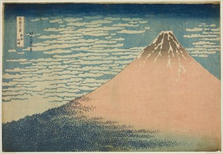 A Mild Breeze on a Fine Day (Gaifu kaisei), from the series Thirty-six Views of Mount Fuji (Fugaku