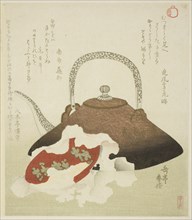 New Year’s Sake, c. 1810/20 (Meiji Facsimilie), Yashima Gakutei, Japanese, 1786 (?)-1868, Japan,
