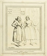 A Dutch Abbess and Her Nymphs Sketched at Amsterdam, published April 4, 1796, Thomas Rowlandson