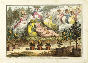 The Orangerie, published September 16, 1796, James Gillray (English, 1756-1815), published by