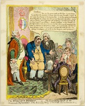 The Worn-out Patriot, published October 13, 1800, James Gillray (English, 1756-1815), published by