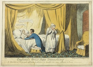 England’s Only Hope Departing, published December 2, 1817, George Cruikshank (English, 1792-1878),