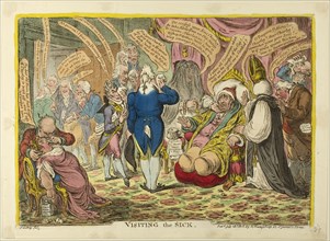 Visiting the Sick, published July 28, 1806, James Gillray (English, 1756-1815), published by Hannah