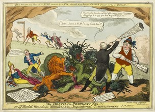 Death of the Property Tax!!, published March 1816, George Cruikshank (English, 1792-1878),