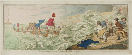 The Storm Rising, publilshed February 1, 1798, James Gillray (English, 1756-1815), published by