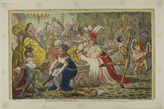 Dilettanti-Theatricals, published February 18, 1803, James Gillray (English, 1756-1815), published